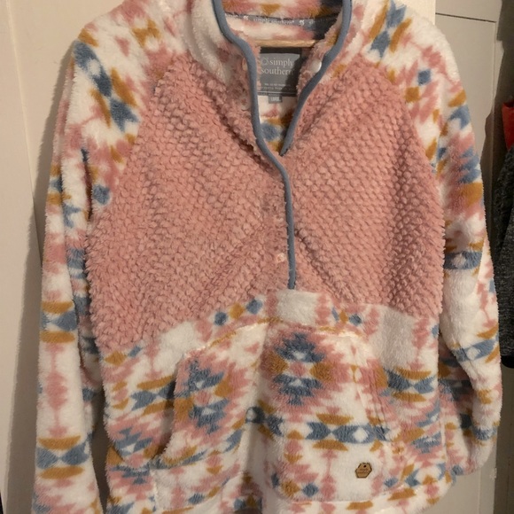 Simply Southern fleece pullover - Picture 1 of 4